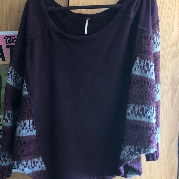Free People French Terry Pullover - Picture 3 of 5